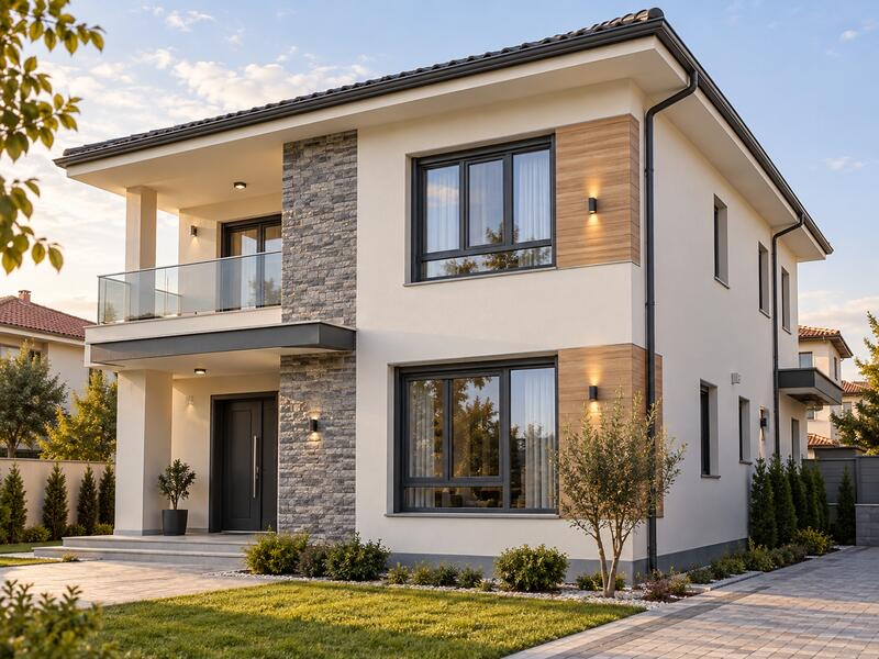 building exterior facade renovation decoration